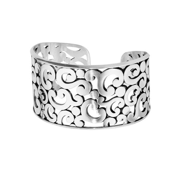 Brighton Contempo Wide Cuff Bracelet Style JF6610   $88  Silver - Picture 1 of 3
